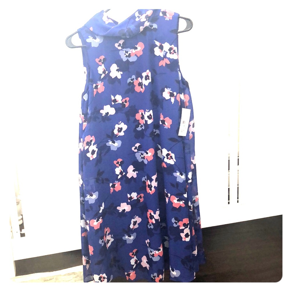 Royal blue floral Jessica Howard dress